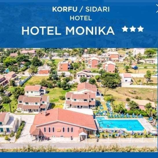 Monika Hotel Sidari Sidárion Eksteriør billede